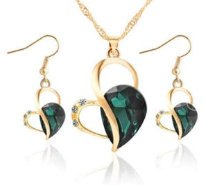 Heart Colored Bling